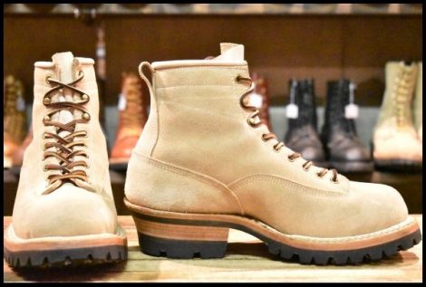 【8E 箱付 良品】WHITE’S ホワイツ スモークジャンパーLTT 350HVLTT デザートサンドラフアウト ビブラム100シングル ブーツ HOPESMORE