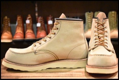 【9.5D 美品 09年】レッドウィング 8173 スエード アイリッシュセッター ラフアウト モックトゥ 編み上げ ブーツ redwing HOPESMORE