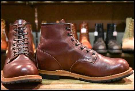 【9EE 良品 18年】レッドウィング 9411 ベックマン ブラックチェリー フェザーストーン プレーントゥ 9011 ブーツ redwing HOPESMORE