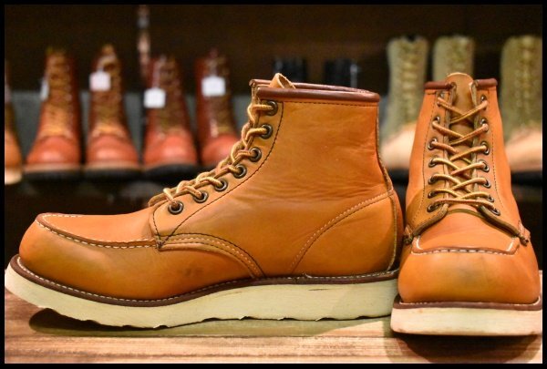 7.5D 美品 犬刻印 97年】レッドウィング 875 アイリッシュセッター 茶