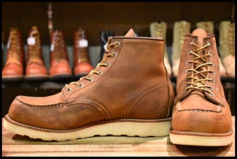 【9E 良品 13年】レッドウィング 8876 アイリッシュセッター カッパー ラフ＆タフ クラシック モックトゥ 茶 ブーツ redwing HOPESMORE
