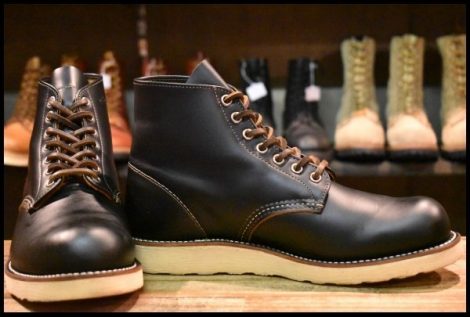 【7.5EE 良品 19年】レッドウィング 9870 アイリッシュセッター ブラック クローンダイク 黒 プレーントゥ ブーツ redwing HOPESMORE