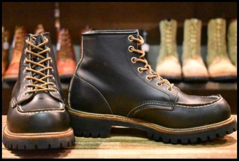 【7E 箱付 良品 犬タグ 98年】レッドウィング 8176 ビブラム アイリッシュセッター 黒 ブラッククローム ブーツ redwing HOPESMORE