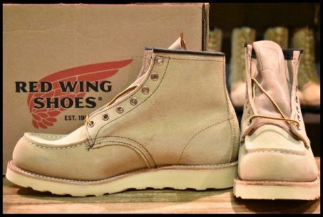 【8.5E 箱付 未使用 09年】レッドウィング 8173 スエード アイリッシュセッター ホーソーン ラフアウト モック ブーツ redwing HOPESMORE