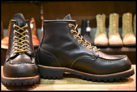 【7.5E 箱付 美品 06年】レッドウィング 8176 ビブラム アイリッシュセッター 黒 ブラッククローム モックトゥ ブーツ redwing HOPESMORE