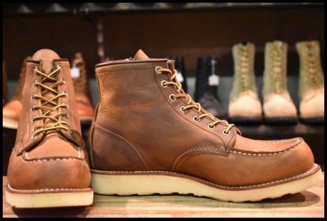 【9E 良品 13年】レッドウィング 8876 アイリッシュセッター カッパー ラフ＆タフ クラシック モックトゥ 茶 ブーツ redwing HOPESMORE