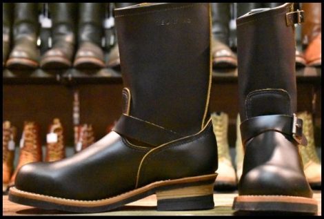 【8D 未使用 19年】レッドウィング 9268 エンジニア 黒 ブラック クローンダイク スチールトゥ ブーツ redwing HOPESMORE