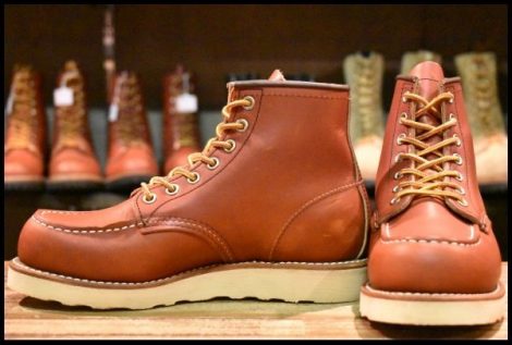 【4.5E 美品 15年】レッドウィング 8875 アイリッシュセッター 赤茶 オロラセット モックトゥ レディース ブーツ redwing HOPESMORE