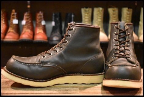 【9E 良品 羽タグ】レッドウィング 8180 アイリッシュセッター 緑 カンガタン グリーン モックトゥ 編み上げ ブーツ redwing HOPESMORE