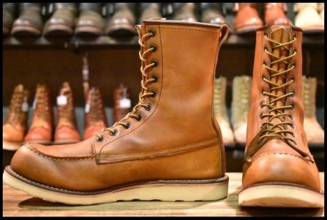 【10D 良品 11年】レッドウィング 877 ロング アイリッシュセッター 茶 オロイジナル 編み上げ レースアップ ブーツ redwing HOPESMORE