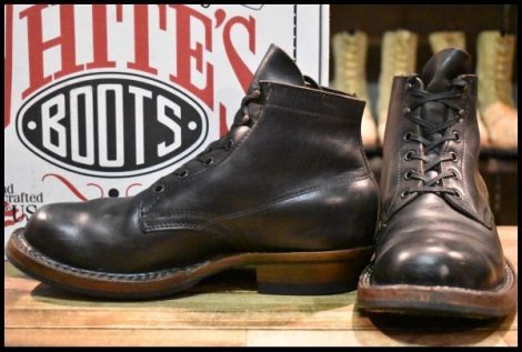 【8E 箱付 良品】WHITE’S ホワイツ セミドレス 2332W ブラッククロムエクセル 黒 ビブラム269シングル レースアップ ブーツ HOPESMORE