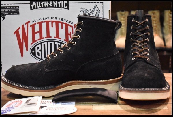【12E 箱付 良品】WHITE’S ホワイツ ノースウエスト 350NWCC ブラック ラフアウト ビブラム4014 編み上げ ブーツ HOPESMORE