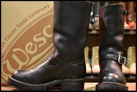 【8D 箱付 良品 11年】WESCO ウエスコ ボス 11インチハイト ビブラム100シングル ブラック エンジニア ブーツ HOPESMORE