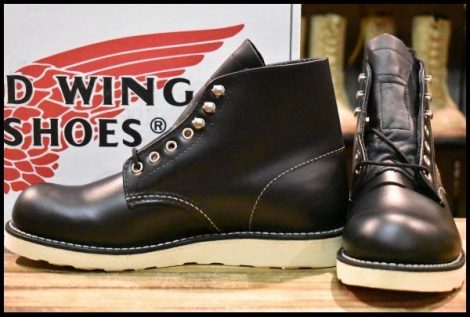 【7.5D 箱付 未使用 犬タグ復刻 19年】レッドウィング 8165 アイリッシュセッター ブラッククローム ブーツ redwing HOPESMORE