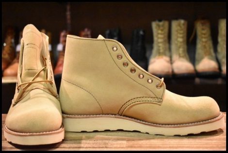 【8.5E 未使用 犬タグ復刻 18年】レッドウィング 8167 スエード アイリッシュセッター ホーソーンラフアウト ブーツ HOPESMORE