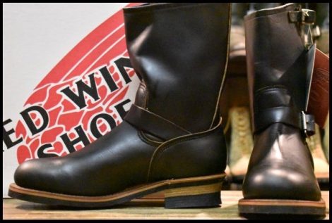 【10D DEAD PT91刺繍 98年】レッドウィング 8270 ナイフポケット エンジニア 黒 ブラック スチールトゥ ブーツ 2268 HOPESMORE