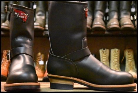 【9D 箱付 DEAD PT99刺繍 Y’S別注】レッドウィング 2268 エンジニア 黒 ブラッククローム ヨージヤマモト ブーツ redwing ワイズ HOPESMORE