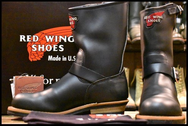 【9D 箱付 DEAD PT99刺繍 Y’S別注】レッドウィング 2268 エンジニア 黒 ブラッククローム ヨージヤマモト ブーツ redwing ワイズ HOPESMORE