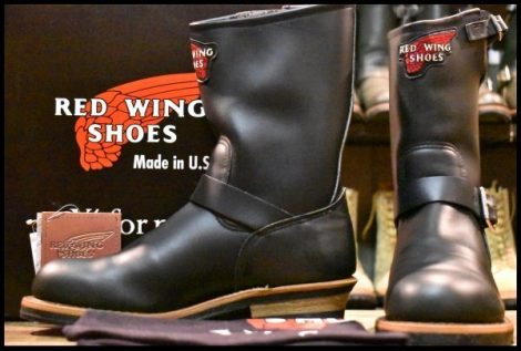 【9D 箱付 DEAD PT99刺繍 Y’S別注】レッドウィング 2268 エンジニア 黒 ブラッククローム ヨージヤマモト ブーツ redwing ワイズ HOPESMORE