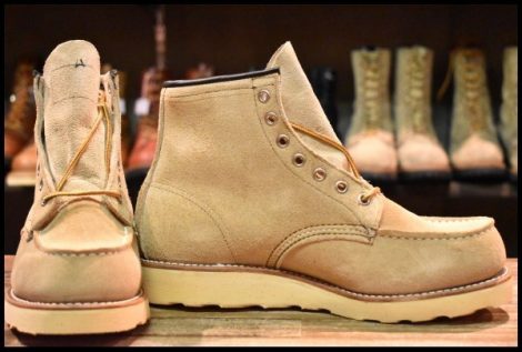 【7E 箱付 DEAD 犬タグ 99年】レッドウィング 8173 スエード アイリッシュセッター タンラフアウト モックトゥ ブーツ redwing HOPESMORE