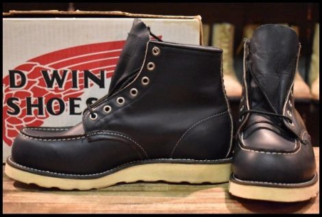 【8EE DEAD 犬タグ】レッドウィング 8179 アイリッシュセッター 黒 ブラッククローム モックトゥ ブーツ redwing HOPESMORE
