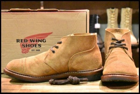 【9D 箱付 良品 ナイジェルケーボン別注 17年】レッドウィング 4632 マンソン チャッカ ミュールスキナー 短靴 ブーツ redwing HOPESMORE