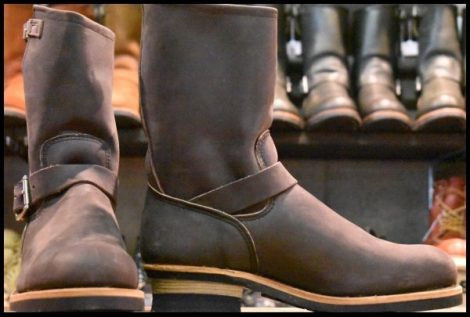 【9D 箱付 DEAD PT99刺繍 リミテッドエディション】レッドウィング 8265 エンジニア インディゴブルー ヌバック ブーツ redwing HOPESMORE