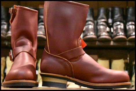 【9D 箱付 DEAD PT99刺繍】レッドウィング 8271 エンジニア 赤茶 オロラセット スチールトゥ ブーツ redwing HOPESMORE