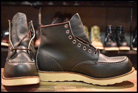 【10E 箱付 DEAD 羽タグ】レッドウィング 8180 アイリッシュセッター 緑 カンガタン グリーン モック 編み上げ ブーツ redwing HOPESMORE