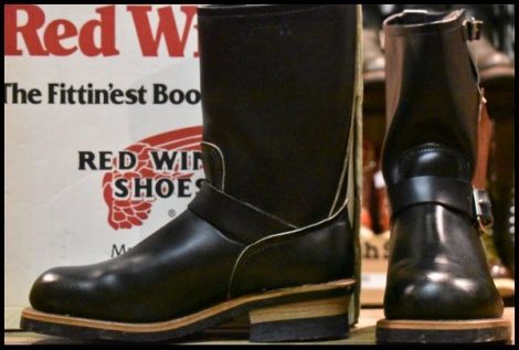 【7D DEAD PT91プリント 94年04月刻印】レッドウィング 2268 エンジニア ブラッククローム スチールトゥ ブーツ redwing HOPESMORE
