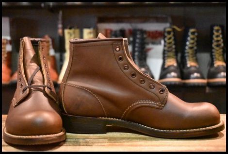 【7.5D 箱付 DEAD 100周年限定 04年】レッドウィング 8285 レースアップブーツ ブラウン 編み上げ ブーツ redwing HOPESMORE