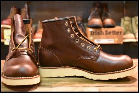 【7.5D 箱付 DEAD 100周年限定 04年】レッドウィング 8158 アイリッシュセッター ホーウィンクロムエクセル 茶 ブーツ redwing HOPESMORE
