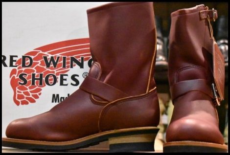 【9D 箱付 DEAD PT99刺繍】レッドウィング 8271 エンジニア 赤茶 オロラセット スチールトゥ ブーツ redwing HOPESMORE