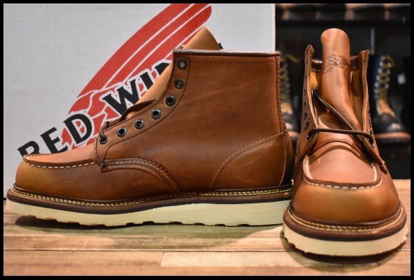 【9D 箱付 DEAD 100周年 05年】レッドウィング 1905 アイリッシュセッター 茶 カッパー ラフ＆タフ モックトゥ ブーツ redwing HOPESMORE