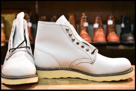 【9D 箱付 DEAD BEAMS別注 05年】レッドウィング 8873 アイリッシュセッター 白 ホワイト プレーントゥ 編み上げ ブーツ beams HOPESMORE