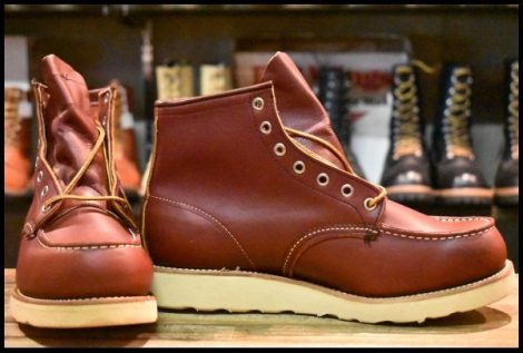 【8.5EE 箱付 DEAD 犬タグ LEGEND 99年】レッドウィング 8875 アイリッシュセッター ブーツ オロラセット モックトゥ redwing HOPESMORE