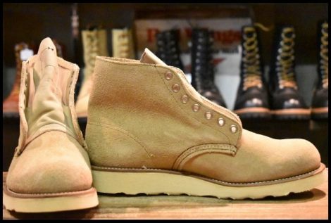 【8E 箱付 DEAD 犬タグ LEGEND 99年】レッドウィング 8167 スエード アイリッシュセッター タン ラフアウト ブーツ redwing HOPESMORE