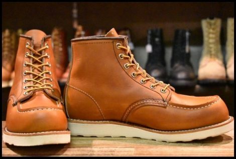 【7.5E 美品 24年】レッドウィング 875 アイリッシュセッター 茶 オロレガシー モックトゥ レースアップ ブーツ redwing HOPESMORE