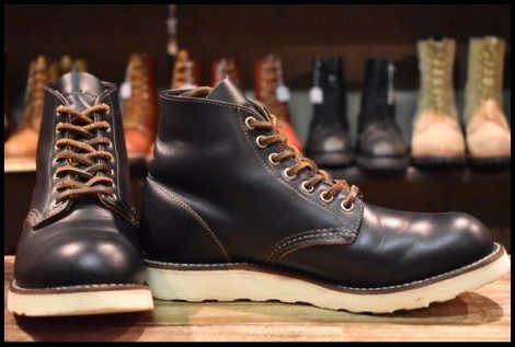 【7.5D 良品 19年】レッドウィング 9870 アイリッシュセッター ブラック クローンダイク 黒 プレーントゥ ブーツ redwing HOPESMORE