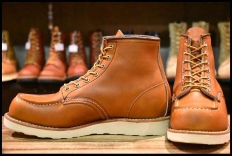 【7.5E 美品 24年】レッドウィング 875 アイリッシュセッター 茶 オロレガシー モックトゥ レースアップ ブーツ redwing HOPESMORE