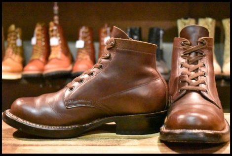 【8E 良品】WHITE’S ホワイツ セミドレス ブラウンクロムエクセル 茶 ビブラム269シングル レースアップ ブーツ HOPESMORE