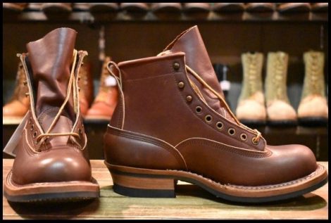 【7.5E 箱付 未使用】WHITE’S ホワイツ スモークジャンパーLTT 350BMVLTT レッドドッグ 赤茶 ビブラム430 編み上げ ブーツ HOPESMORE