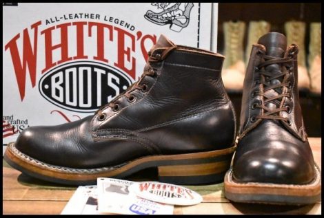 【7.5E 箱付 良品】WHITE’S ホワイツ セミドレス 2332C ブラウンドレス 茶 ビブラム700シングル 編み上げ レースアップ ブーツ HOPESMORE