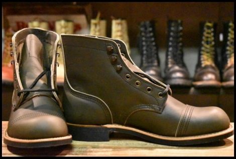 【7.5D 箱付 未使用 24年】レッドウィング 8078 アイアンレンジャー グリーン アルパイン ポーテージ 緑 ブーツ redwing HOPESMORE