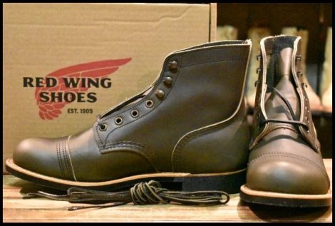 【8.5D 箱付 未使用 24年】レッドウィング 8078 アイアンレンジャー グリーン アルパイン ポーテージ 緑 ブーツ redwing HOPESMORE