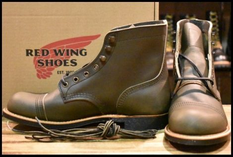 【7.5D 箱付 未使用 24年】レッドウィング 8078 アイアンレンジャー グリーン アルパイン ポーテージ 緑 ブーツ redwing HOPESMORE