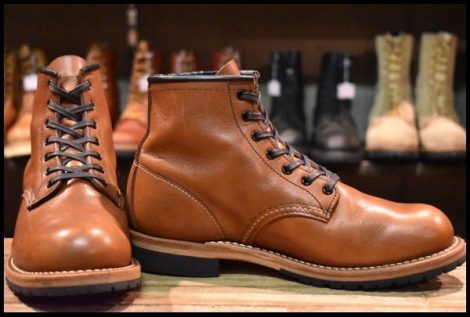 【6D 良品 17年】レッドウィング 9416 ベックマン シガー フェザーストーン プレーントゥ 編み上げ 9016 9422 ブーツ redwing HOPESMORE