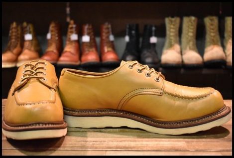 【11D 良品 11年】レッドウィング 8108 オックスフォード メイズ マスタング 黄色 モックトゥ ローカット ブーツ redwing HOPESMORE