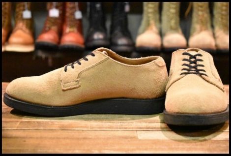 【6.5D 良品 13年】レッドウィング 9103 ポストマン オックスフォード サンド モハヴェ ラフアウト 短靴 ブーツ redwing HOPESMORE