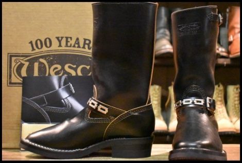 【8D 箱付 美品 リミテッド 限定 23年】WESCO ウエスコ カスタムボス エンジニア ホースハイド 11インチハイト ブーツ HOPESMORE